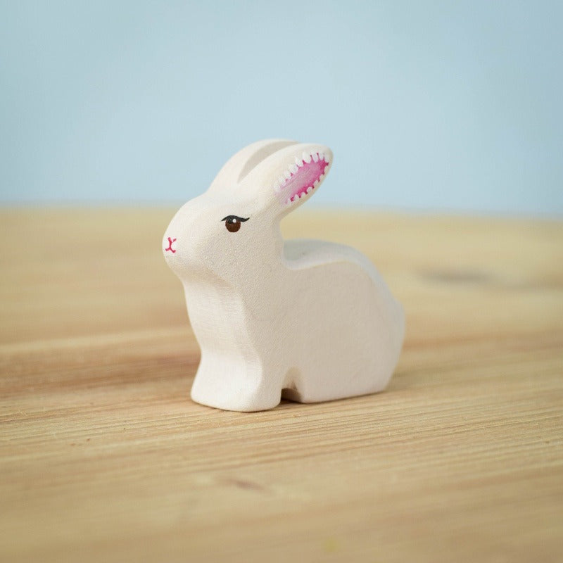 Bumbu Toys | White Rabbit Sitting at Milk Tooth Australia