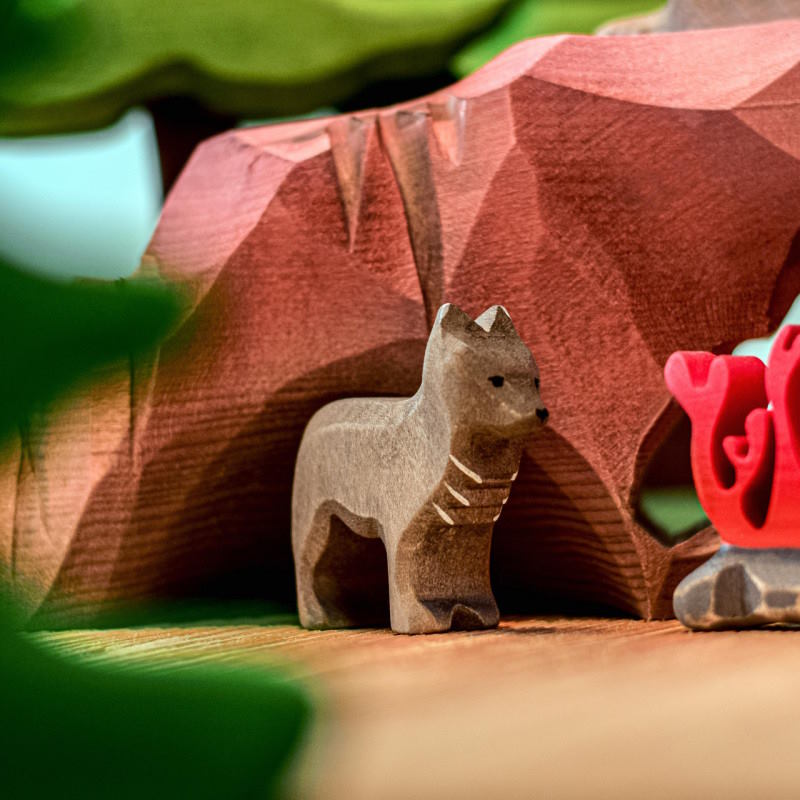 Bumbu Toys | Wolf Cub Standing at Milk Tooth Australia