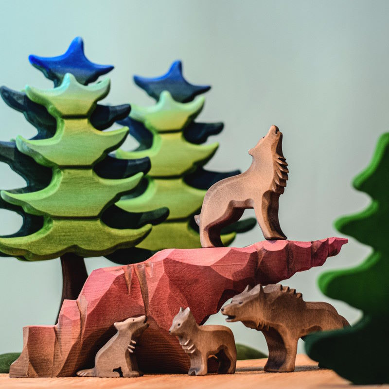 Bumbu Toys | Wolf Growling at Milk Tooth Australia