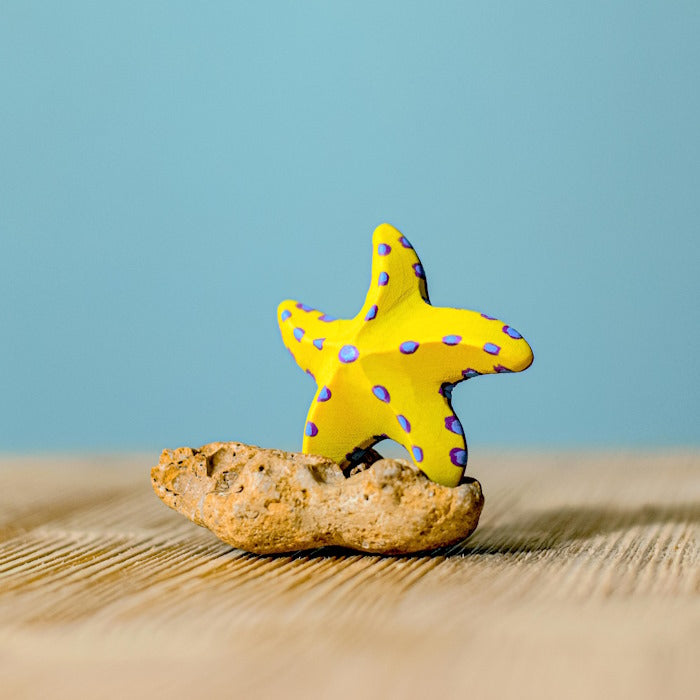 Bumbu Toys | Yellow Starfish Set of 2 at Milk Tooth Australia
