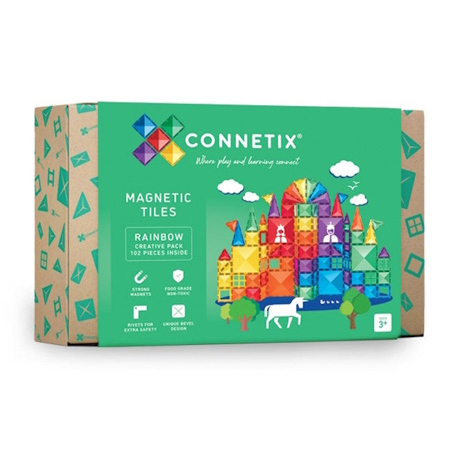 Connetix Tiles 102 Piece Rainbow Creative Pack now retired