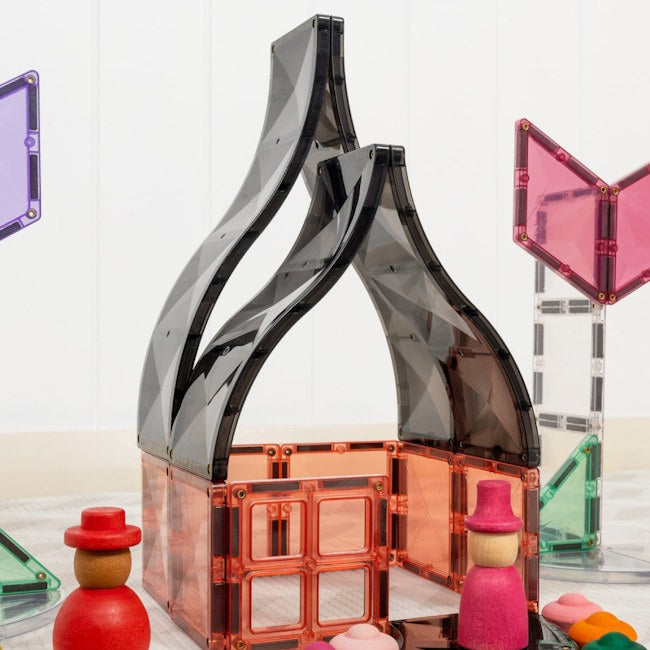 Connetix Tiles | 16 Piece Roads Ramps &amp; Intersections Pack at Milk Tooth Australia