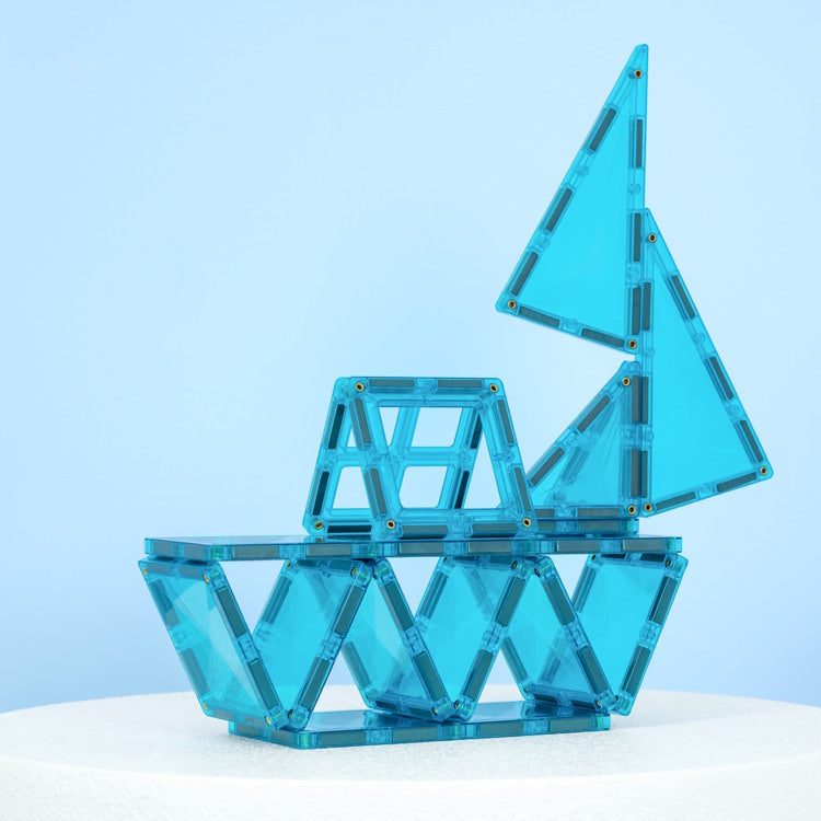 Connetix Tiles Charity Pack Teal 20 Pieces for MND research at Milk Tooth Australia