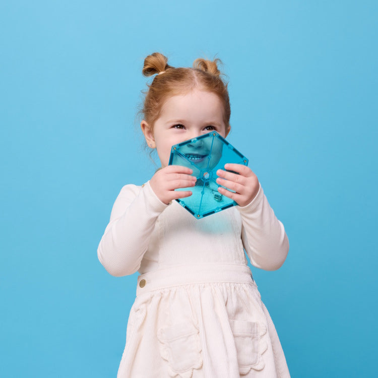 Connetix Tiles Charity Pack Teal 20 Pieces for MND research at Milk Tooth Australia