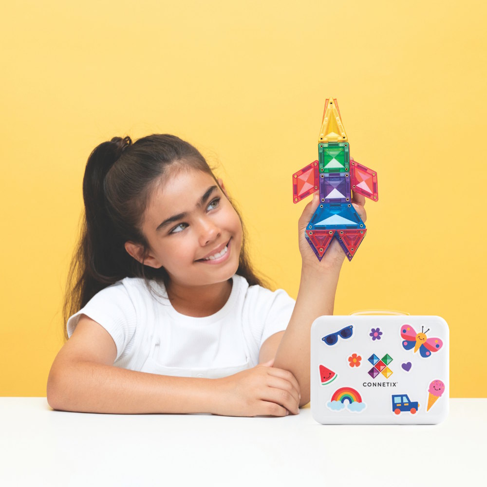 Connetix Tiles | 32 Piece Travel Mini Pack at Milk Tooth Australia
