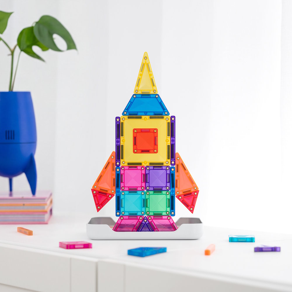 Connetix Tiles | 32 Piece Travel Mini Pack at Milk Tooth Australia