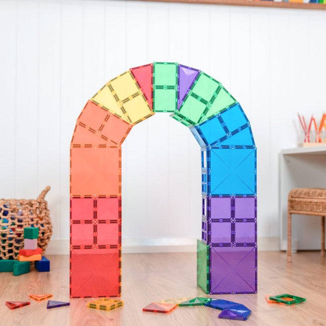 Connetix Tiles | 60 Piece Rainbow Starter Set PRE-ORDER at Milk Tooth