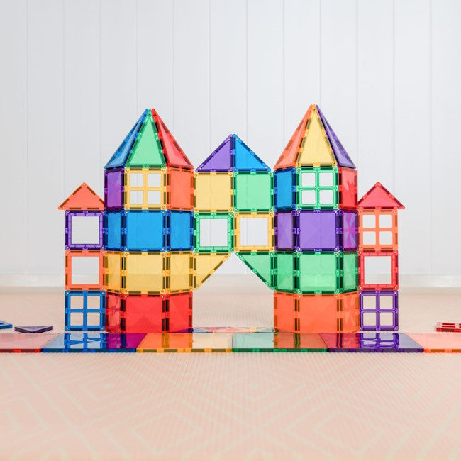 Connetix Tiles | 60 Piece Rainbow Starter Set PRE-ORDER at Milk Tooth