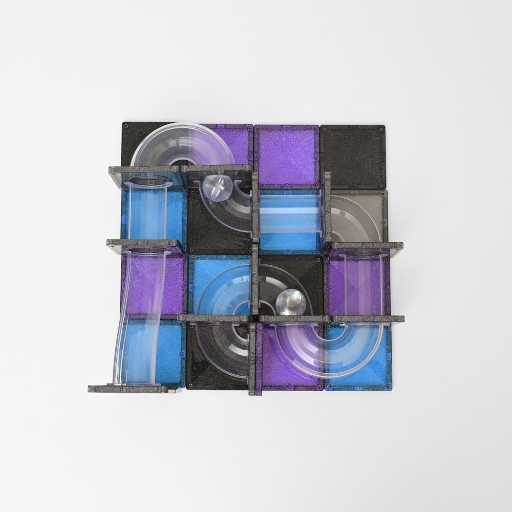 Connetix Tiles | 61 Piece Ball Run Galaxy Pack at Milk Tooth Australia