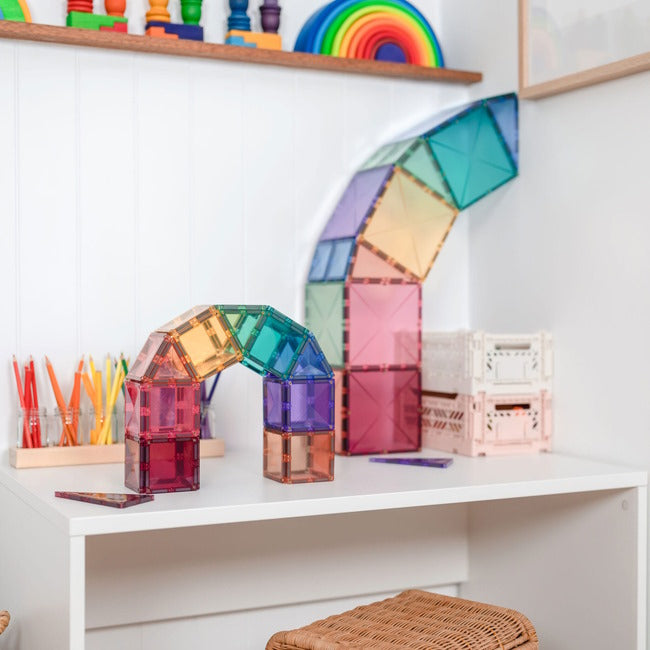 Connetix Tiles | 64 Piece Pastel Starter Set at Milk Tooth Australia