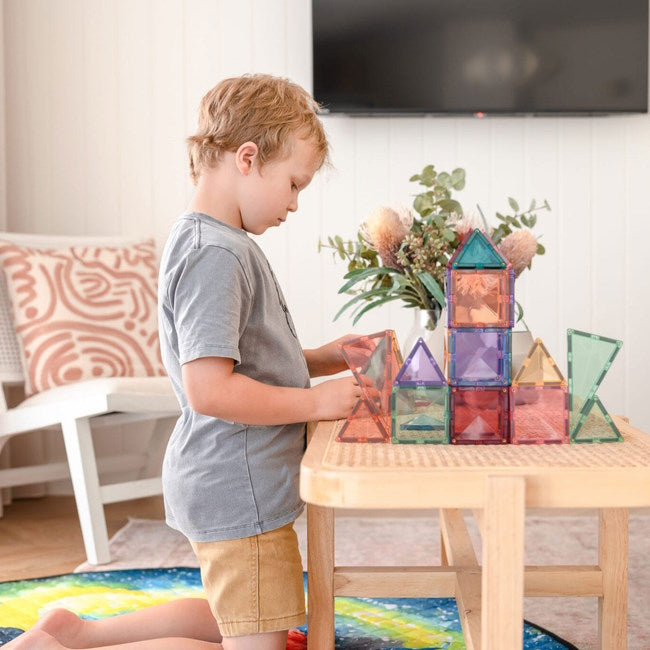 Connetix Tiles | 64 Piece Pastel Starter Set at Milk Tooth Australia