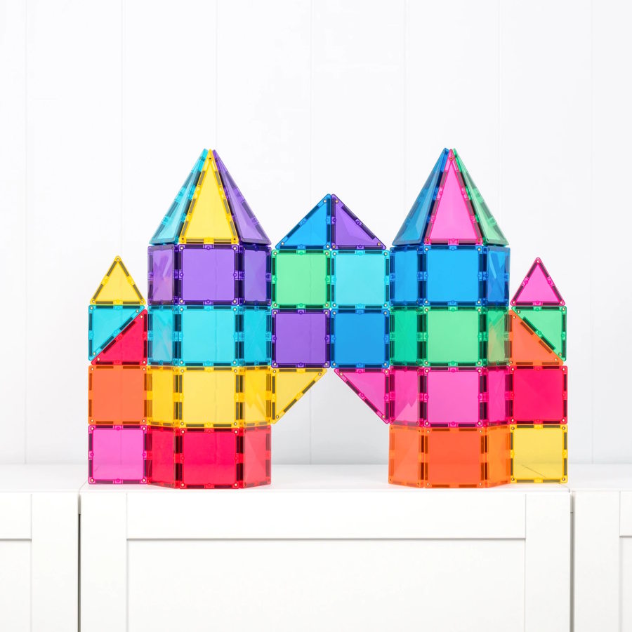 Connetix Tiles Bright Starter Pack 56 Pieces at Milk Tooth Australia