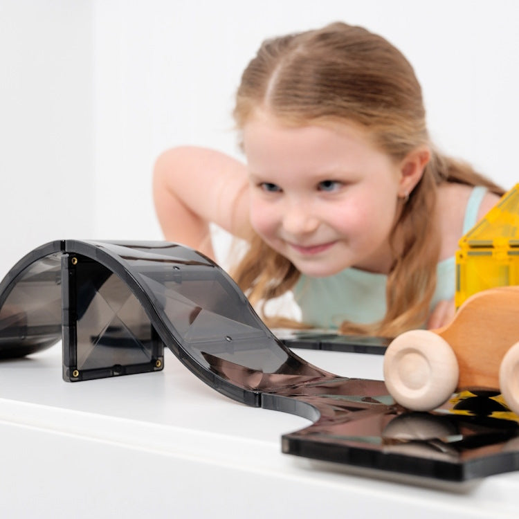 Connetix Tiles | 48 Piece Creative Roads Pack at Milk Tooth Australia