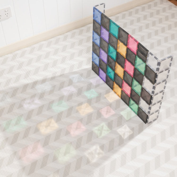 Connetix Tiles | 48 Piece Creative Roads Pack at Milk Tooth Australia