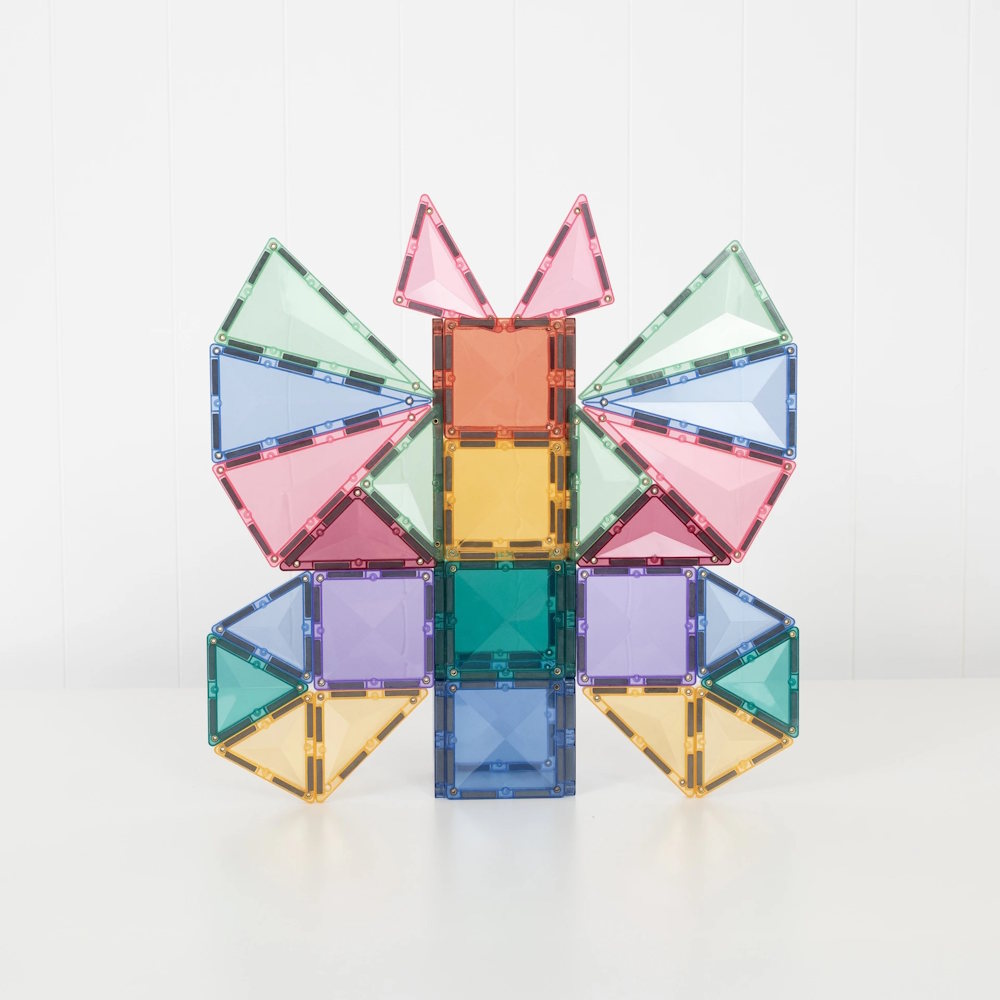 Connetix Tiles 104 Piece Pastel Creative Pack at Milk Tooth Australia