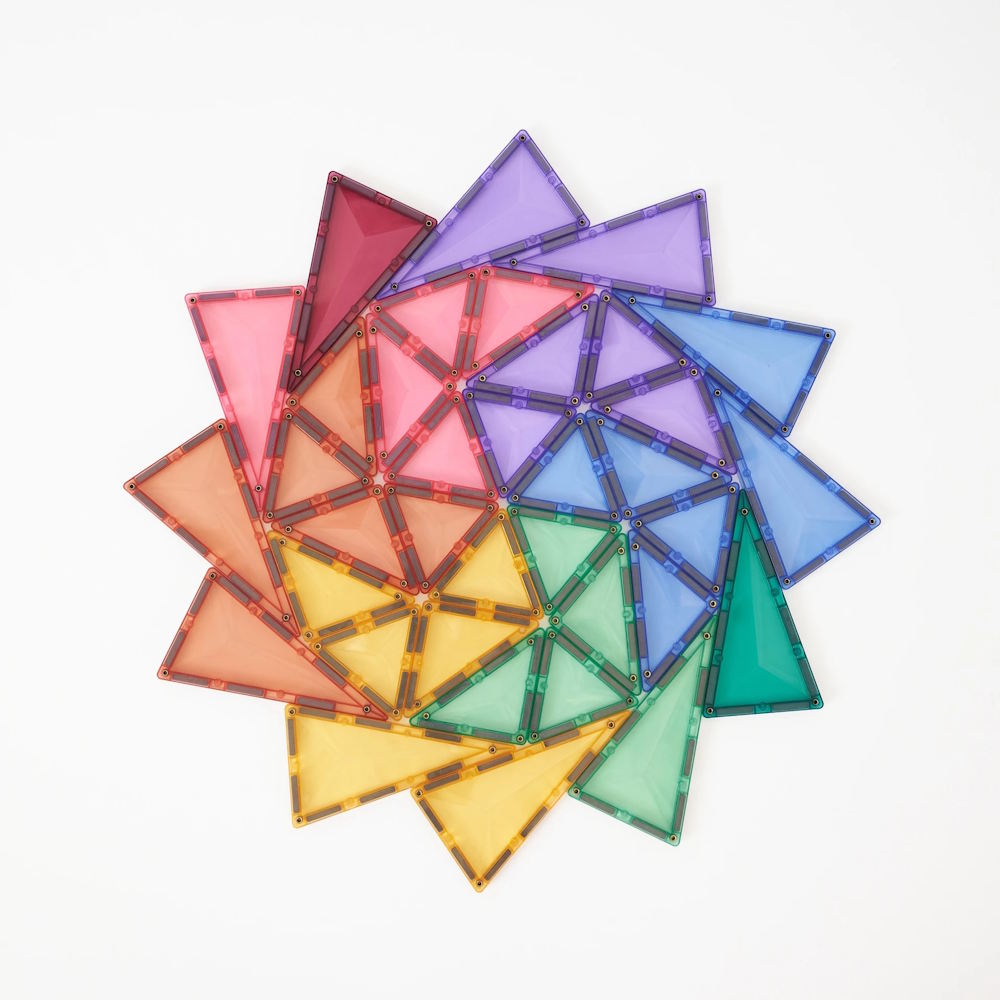 Connetix Tiles 104 Piece Pastel Creative Pack at Milk Tooth Australia