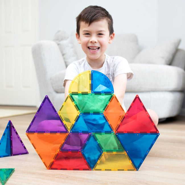 Connetix Tiles | 36 Piece Rainbow Shape Expansion Pack at Milk Tooth Australia