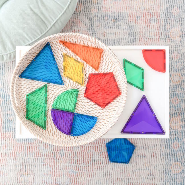 Connetix Tiles | 36 Piece Rainbow Shape Expansion Pack at Milk Tooth Australia