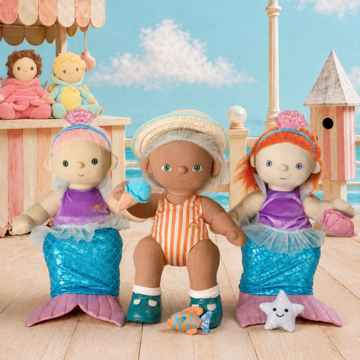 Dinkum Dolls by Olli Ella Boardwalk Beach Outfit Set at Milk Tooth Australia