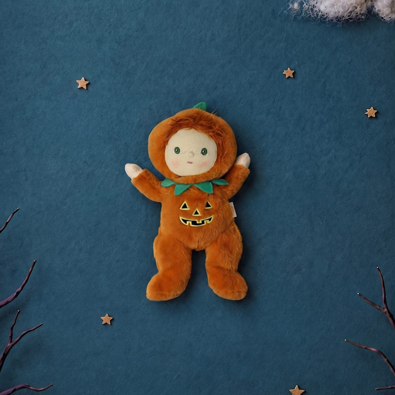 Dinkum Dolls by Olli Ella | Dinky Jules Jack-O'-Lantern at Milk Tooth Australia