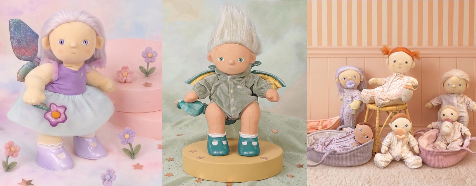 Dinkum Dolls by Olli Ella Binky Dinky Cozy Dozy at Milk Tooth Australia