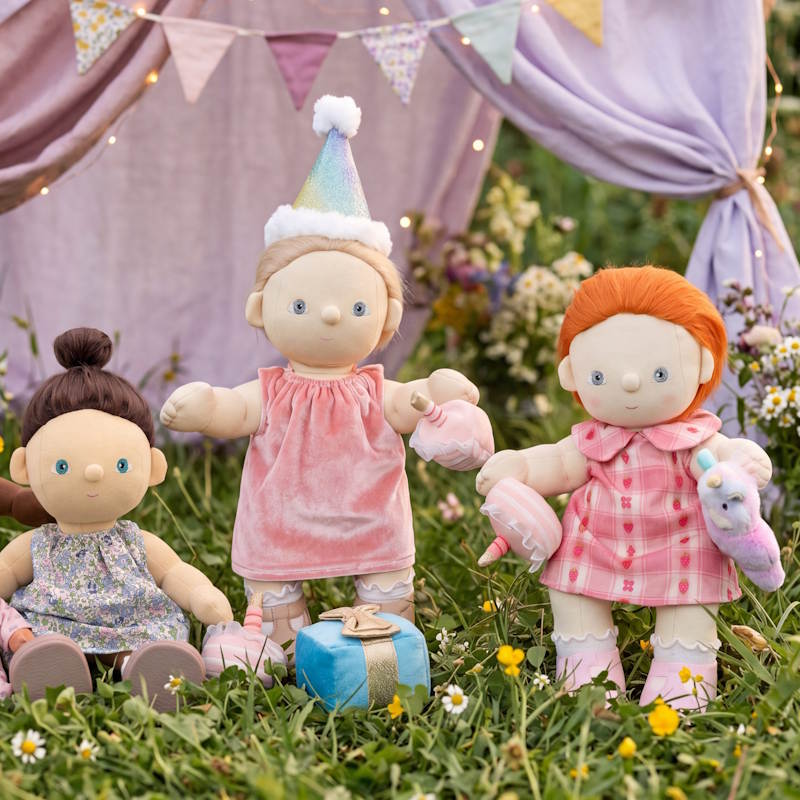 Dinkum Dolls by Olli Ella | Dinkum Doll Rosette Dress