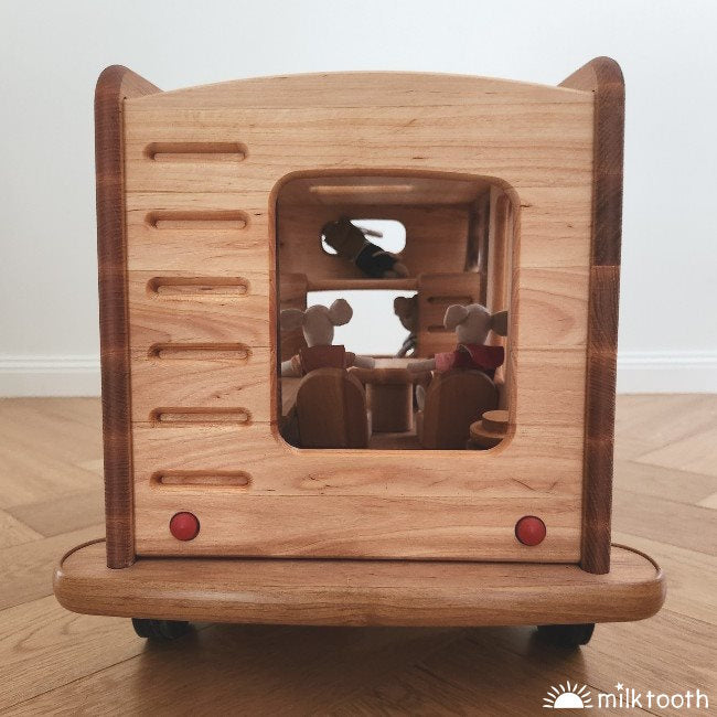 Drewart Camper Van Maileg Mice copyright Milk Tooth Australia