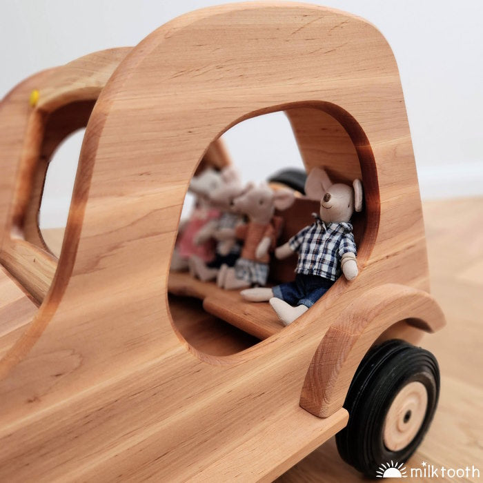 Drewart Car wooden toy copyright at Milk Tooth Australia