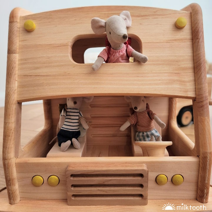 Drewart | Truck with Trailer and Maileg Mice copyright Milk Tooth Australia