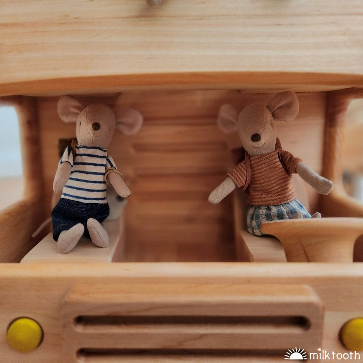 Drewart | Truck with Trailer and Maileg Mice copyright Milk Tooth Australia