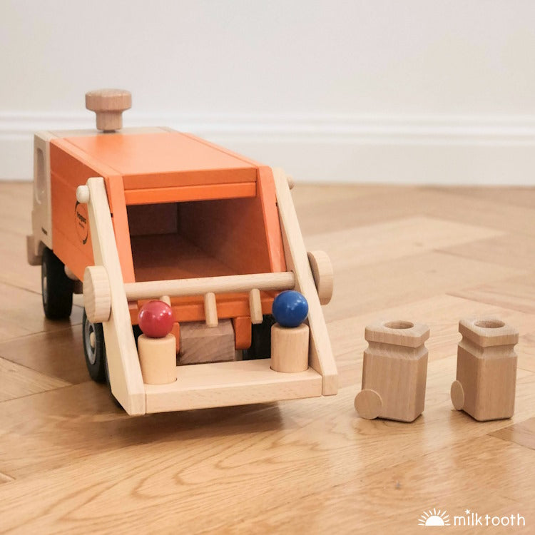 Fagus | Limited Edition Orange Garbage Truck at Milk Tooth
