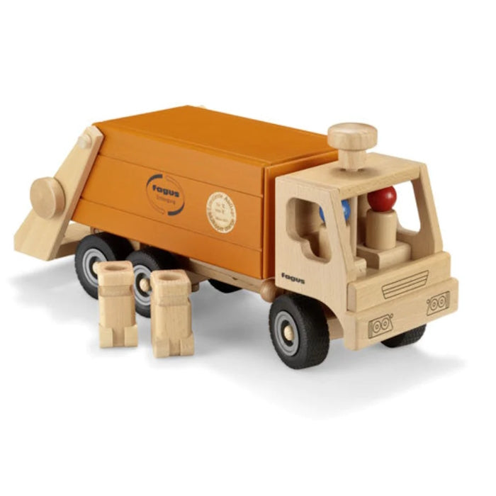 Fagus Limited Edition Orange Garbage Truck at Milk Tooth