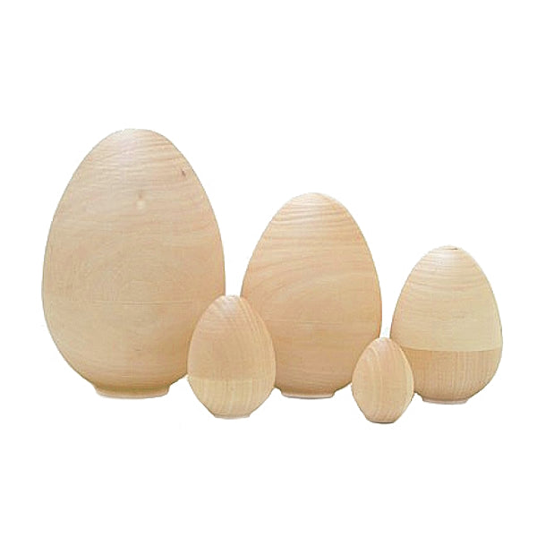 Golden Cockerel | Wooden Nesting Eggs 5 Pieces at Milk Tooth