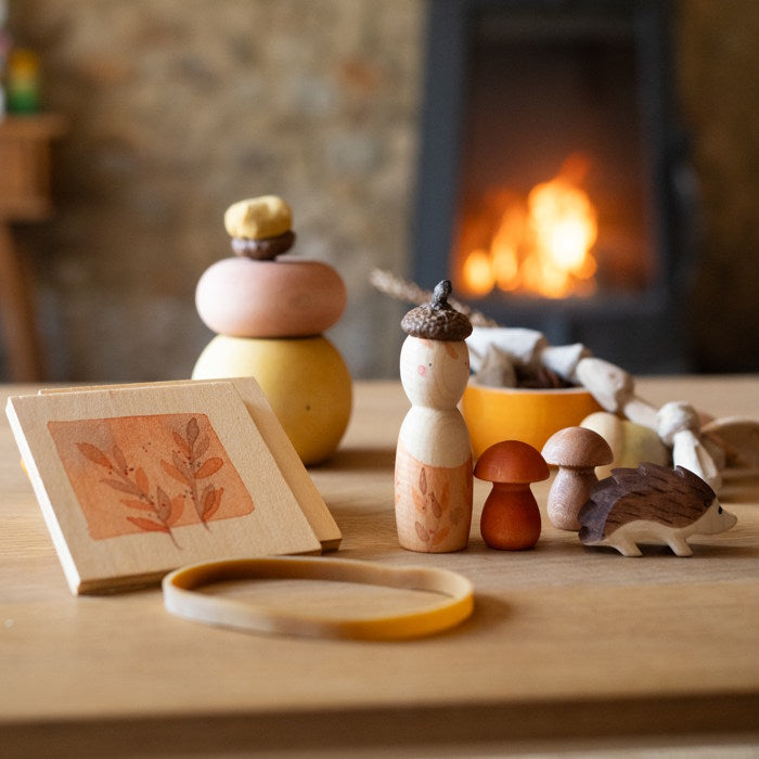 Grapat x Ostheimer Hello Autumn wooden toys at Milk Tooth Australia