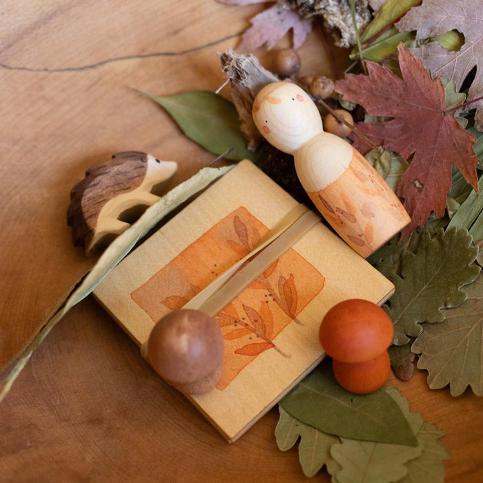 Grapat x Ostheimer Hello Autumn wooden toys at Milk Tooth Australia