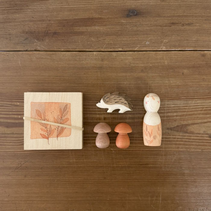 Grapat x Ostheimer Hello Autumn wooden toys at Milk Tooth Australia