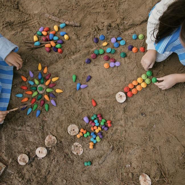Grapat | Mandala | Rainbow Snowflakes 36 Pieces at Milk Tooth