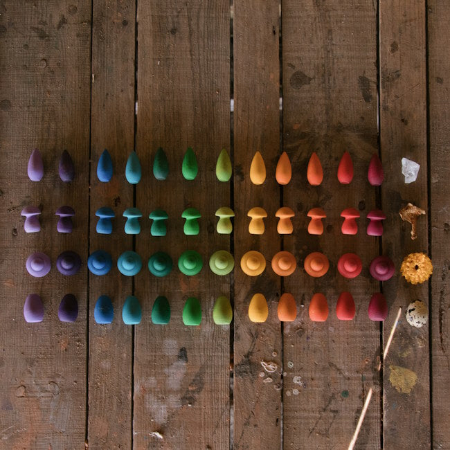 Grapat | Mandala | Rainbow Snowflakes 36 Pieces at Milk Tooth