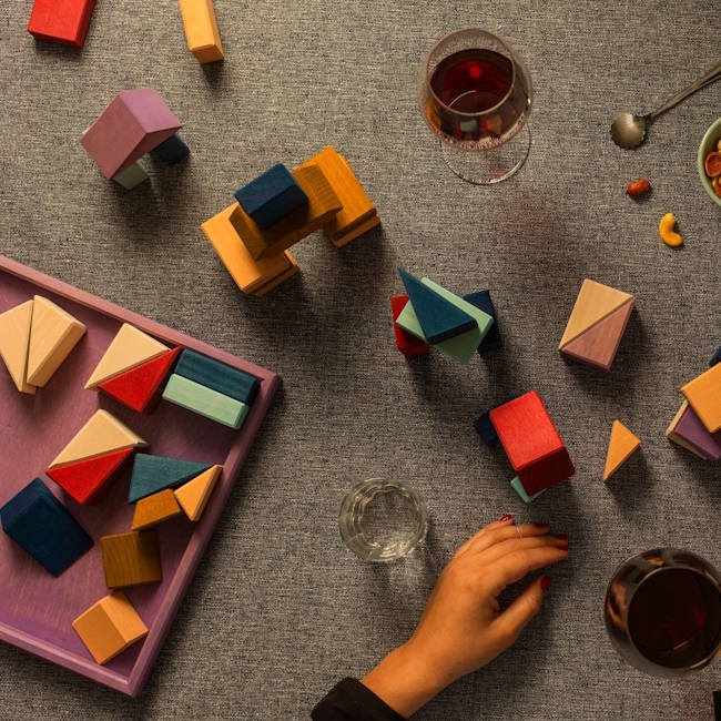 Grimm's Building Set Rhythm Tiny Art Building Blocks at Milk Tooth Australia