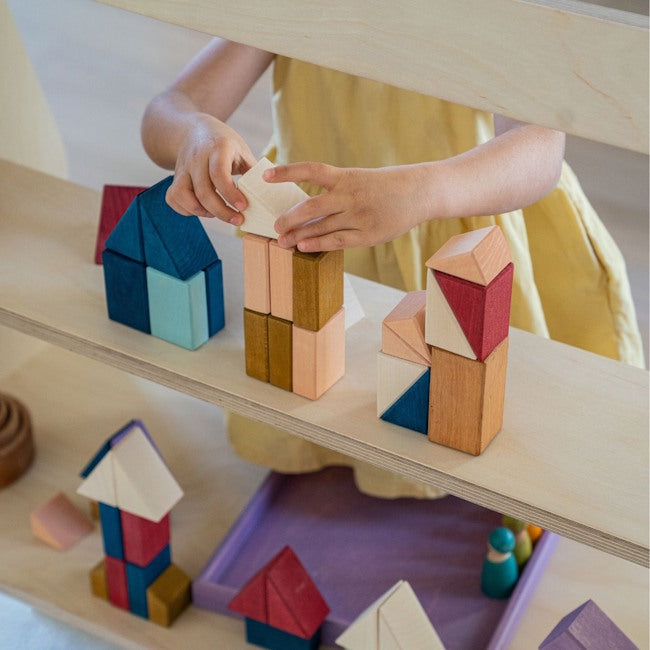 Grimm's Building Set Rhythm Tiny Art Building Blocks at Milk Tooth Australia