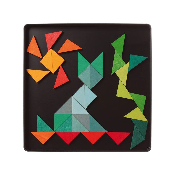 Grimm's | Magnet Puzzle Mini Triangles