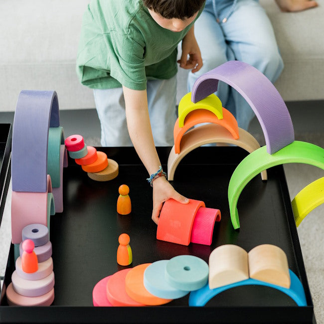 Grimm&#39;s | Rainbow Neon Pink at Milk Tooth