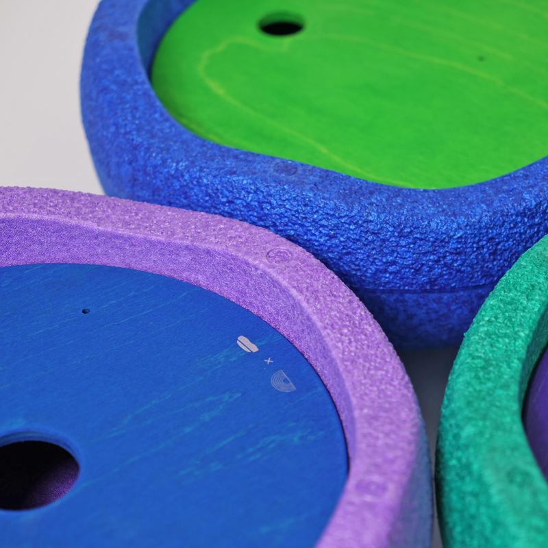 Grimm&#39;s x Stapelstein | Rolling Discs Rainbow Classic Cool SET ASIDE at Milk Tooth Australia