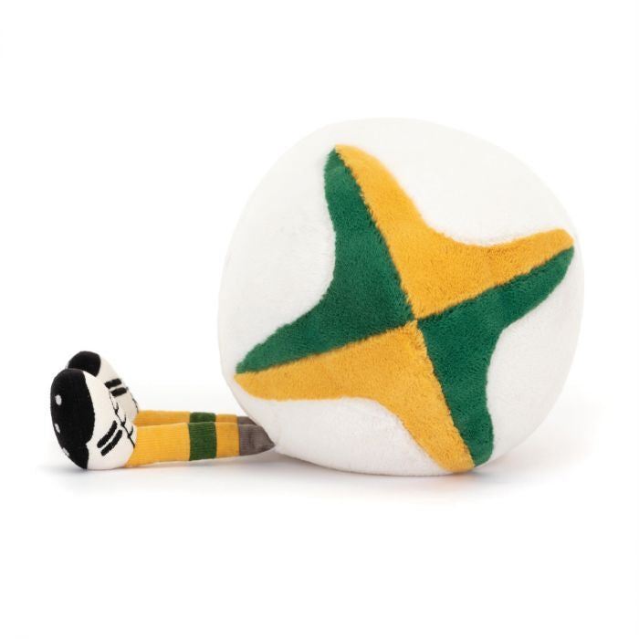 Jellycat | Amuseables Sports Australian Rugby Ball at Milk Tooth Australia