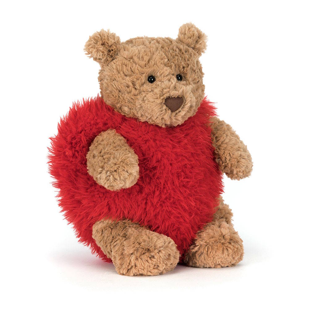 Jellycat | Bartholomew Bear Heartthrob at Milk Tooth Australia