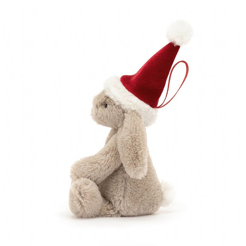Jellycat | Bashful Christmas Bunny Decoration at Milk Tooth