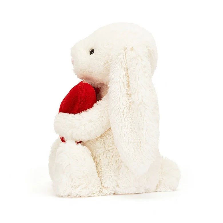 Jellycat | Bashful Red Love Heart Bunny Medium at Milk Tooth