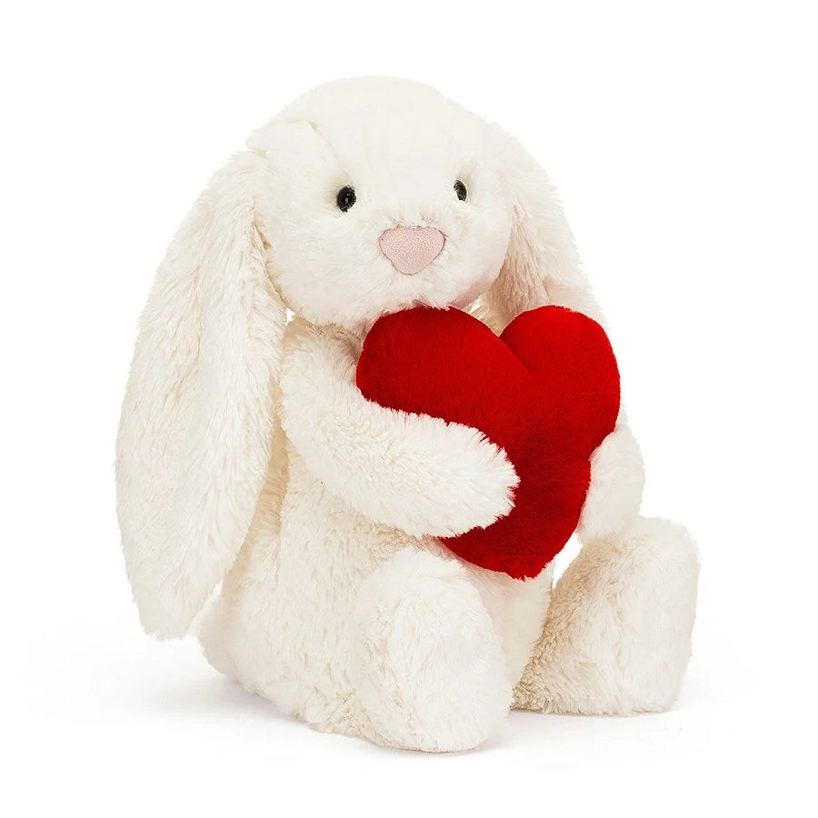 Jellycat Bashful Red Love Heart Bunny Orginal (Med) Jellycat Bashful Red Love Heart Bunny Orginal (Med)