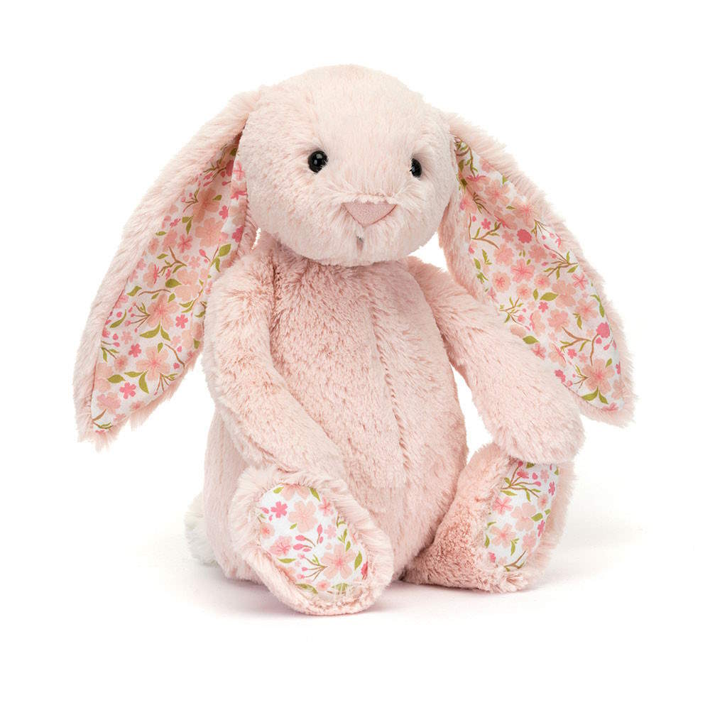 Jellycat | Blossom Bashful Bunny Medium Blush Cherry at Milk Tooth Australia
