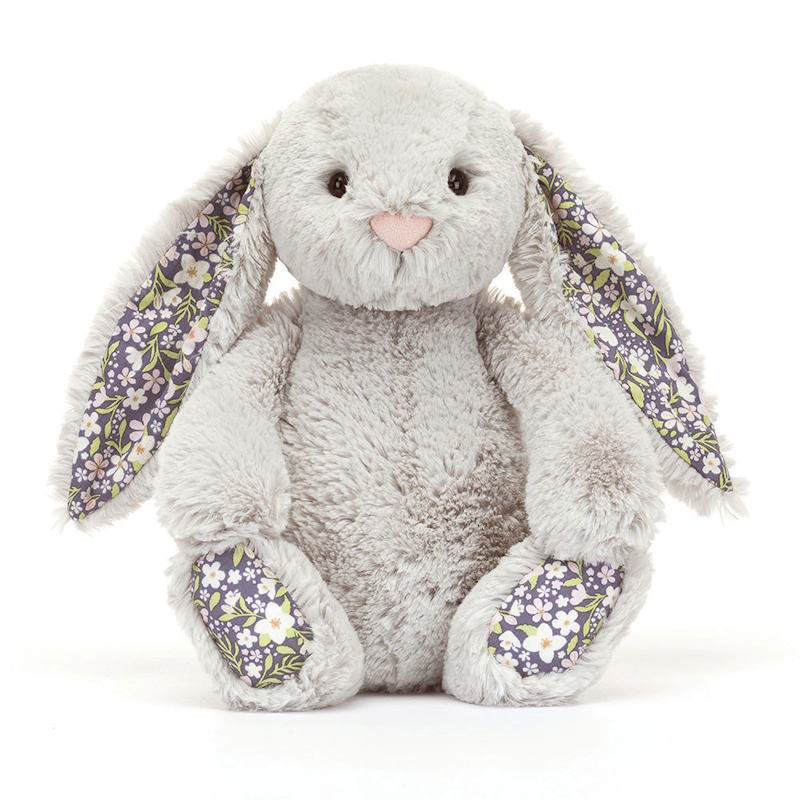 Jellycat | Blossom Bashful Bunny Medium Silver Bloom